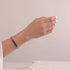 Unicorn Silver and Black | Lava Rock Diffuser Bracelet